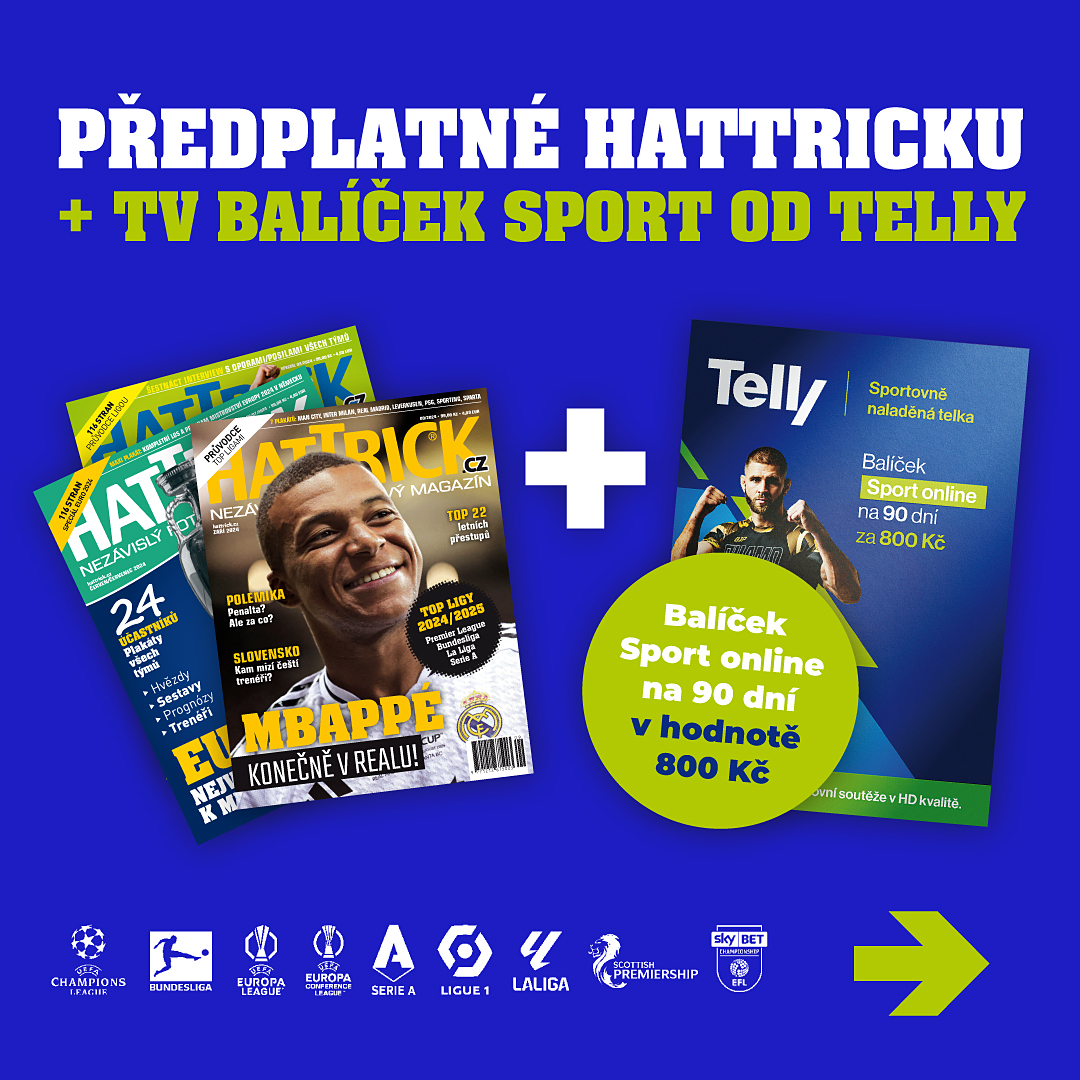 Předplatné Hattricku + TV balíček sport od Telly